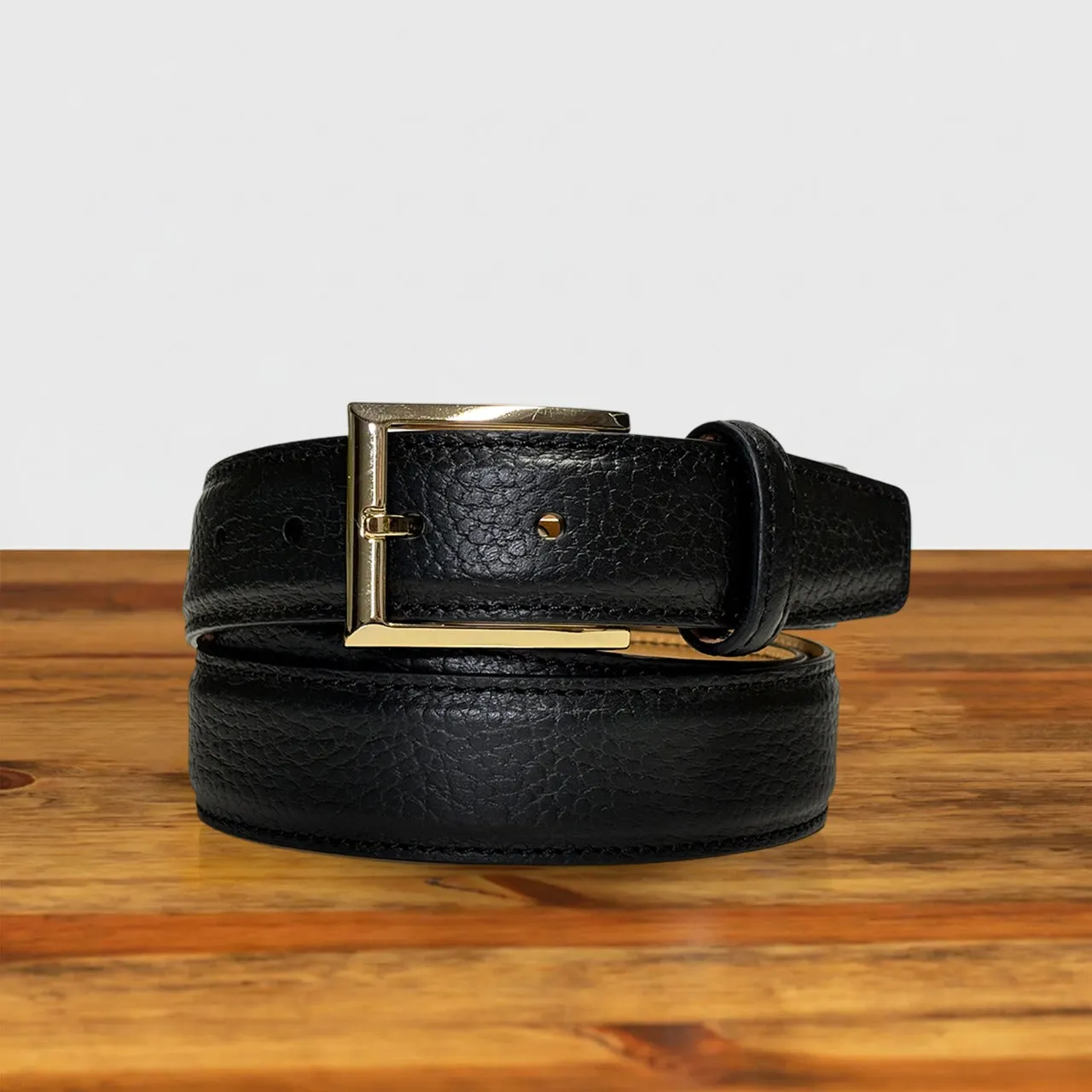 C1450-P Calzoleria Toscana Scotch Grain Dress Belt sold by Toscana USA