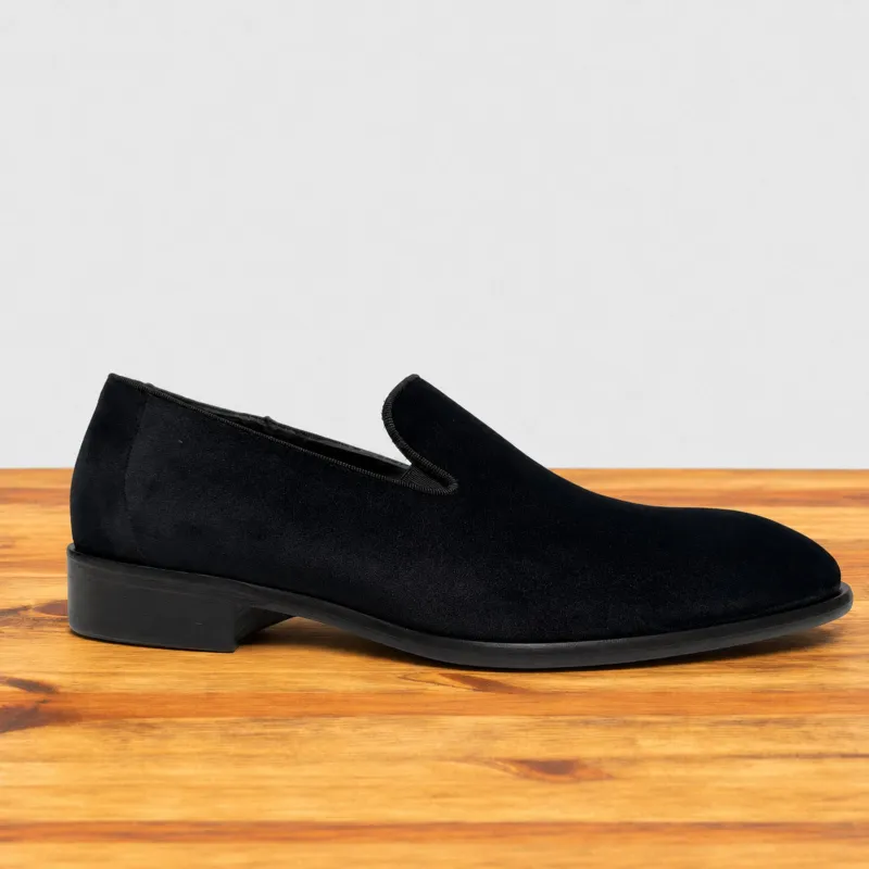 Borvo- V Velvet Formal Loafer - Calzoleria Toscana made by Toscana USA