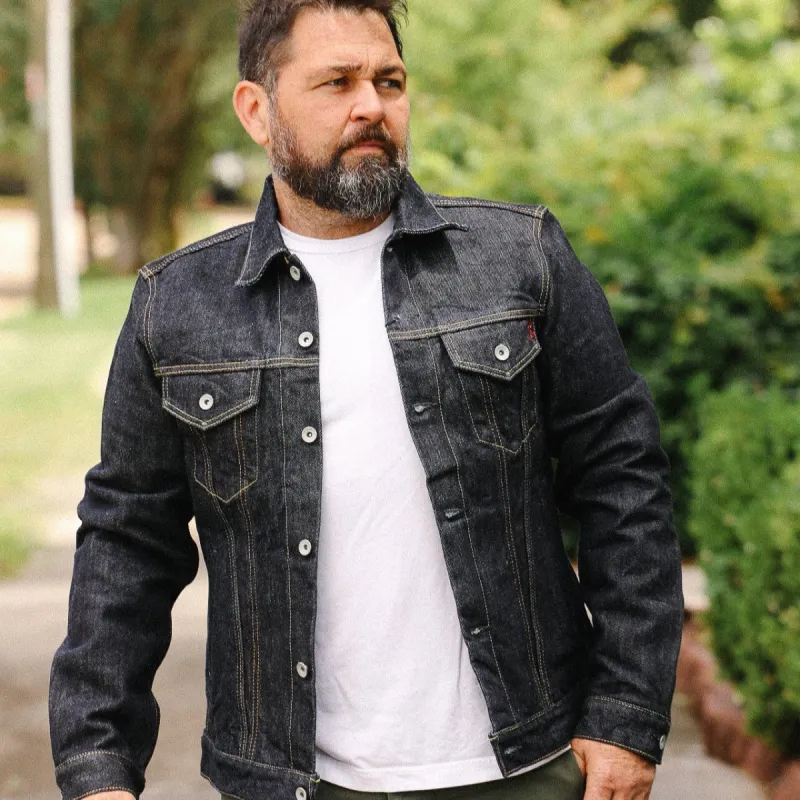 21oz Selvedge Denim modified Type III Jacket- Indigo IH-526PJ sold by Iron Shop Provisions