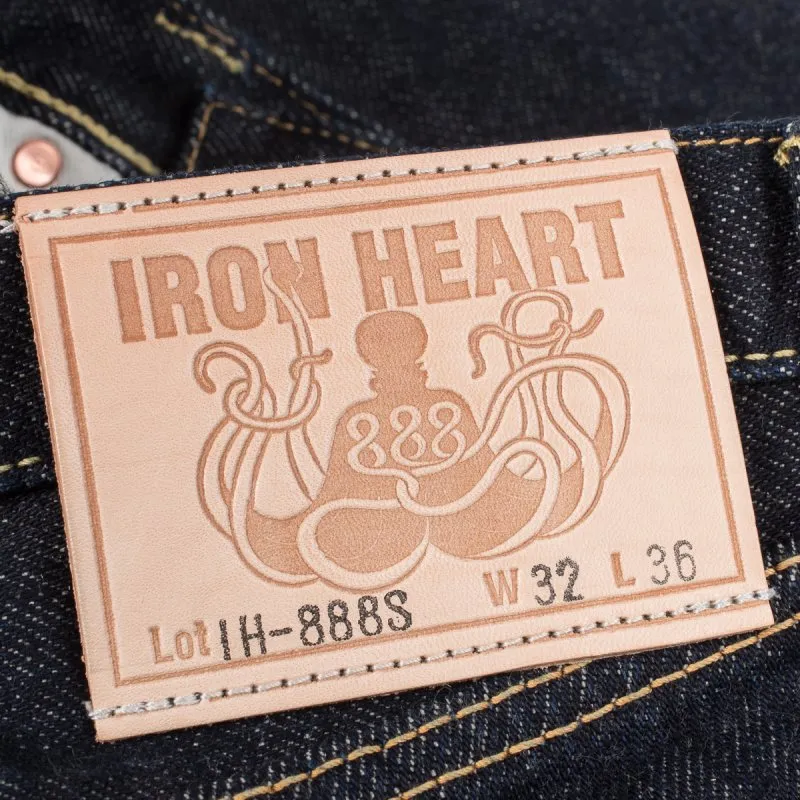 888 21oz Selvedge Denim Medium/High Rise Tapered Cut Jeans - Indigo IH-888S-21 sold by Iron Shop Provisions product image thumbnail 3