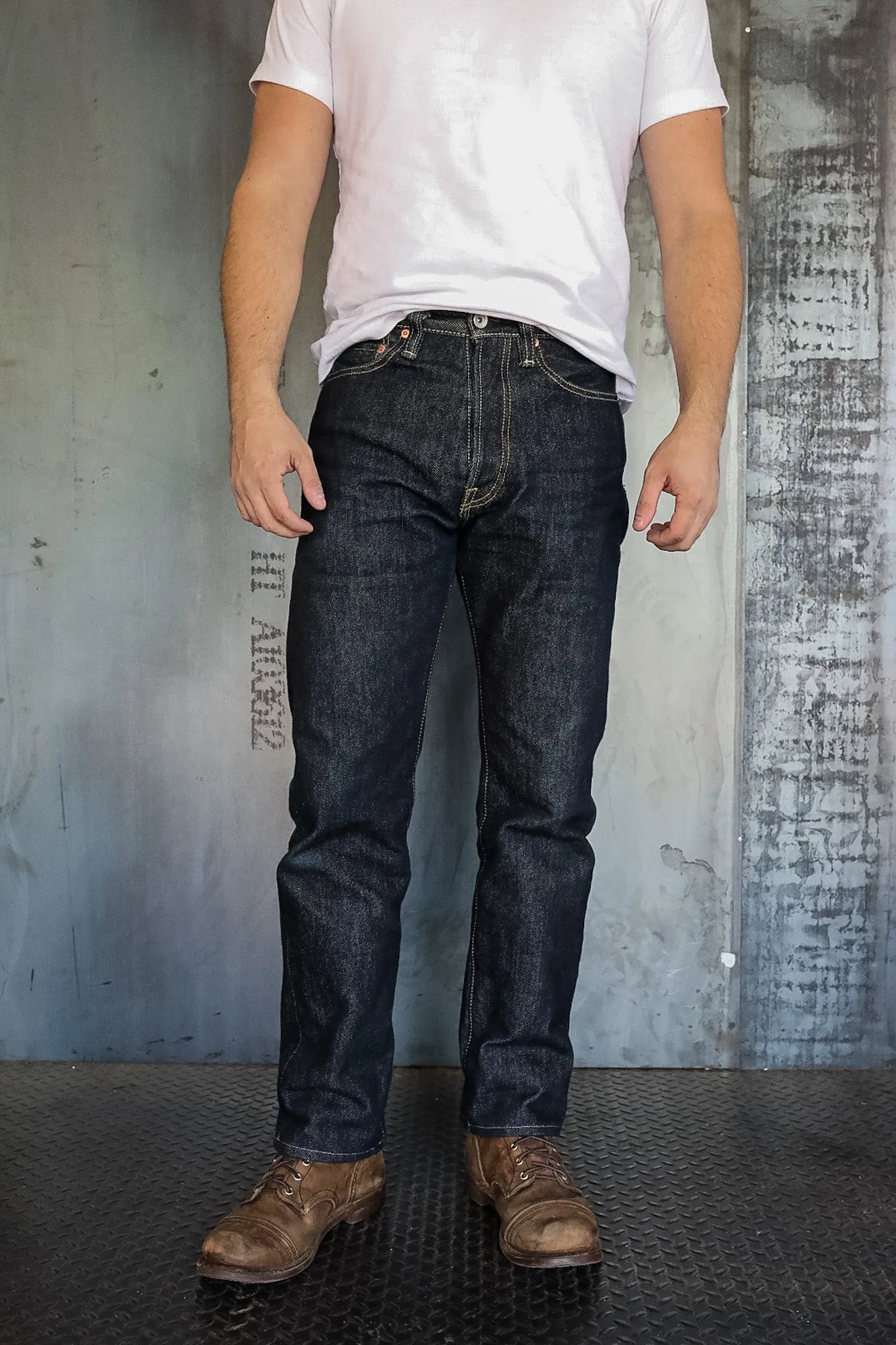 888 21oz Selvedge Denim Medium/High Rise Tapered Cut Jeans - Indigo IH-888S-21 sold by Iron Shop Provisions