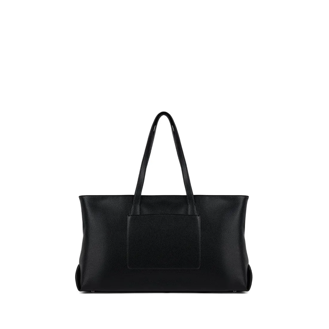 The Britney – Black Vegan Leather Tote Bag sold by Lambert product image thumbnail 5