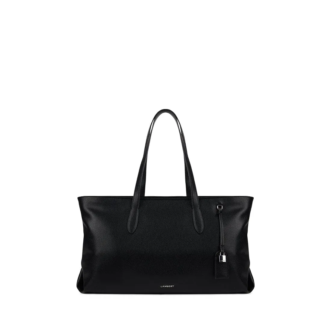 The Britney – Black Vegan Leather Tote Bag sold by Lambert