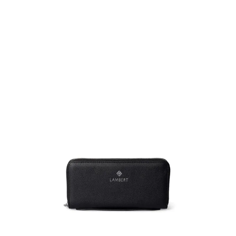 Le Meli - Recycled Black Vegan Leather Wallet made by Lambert