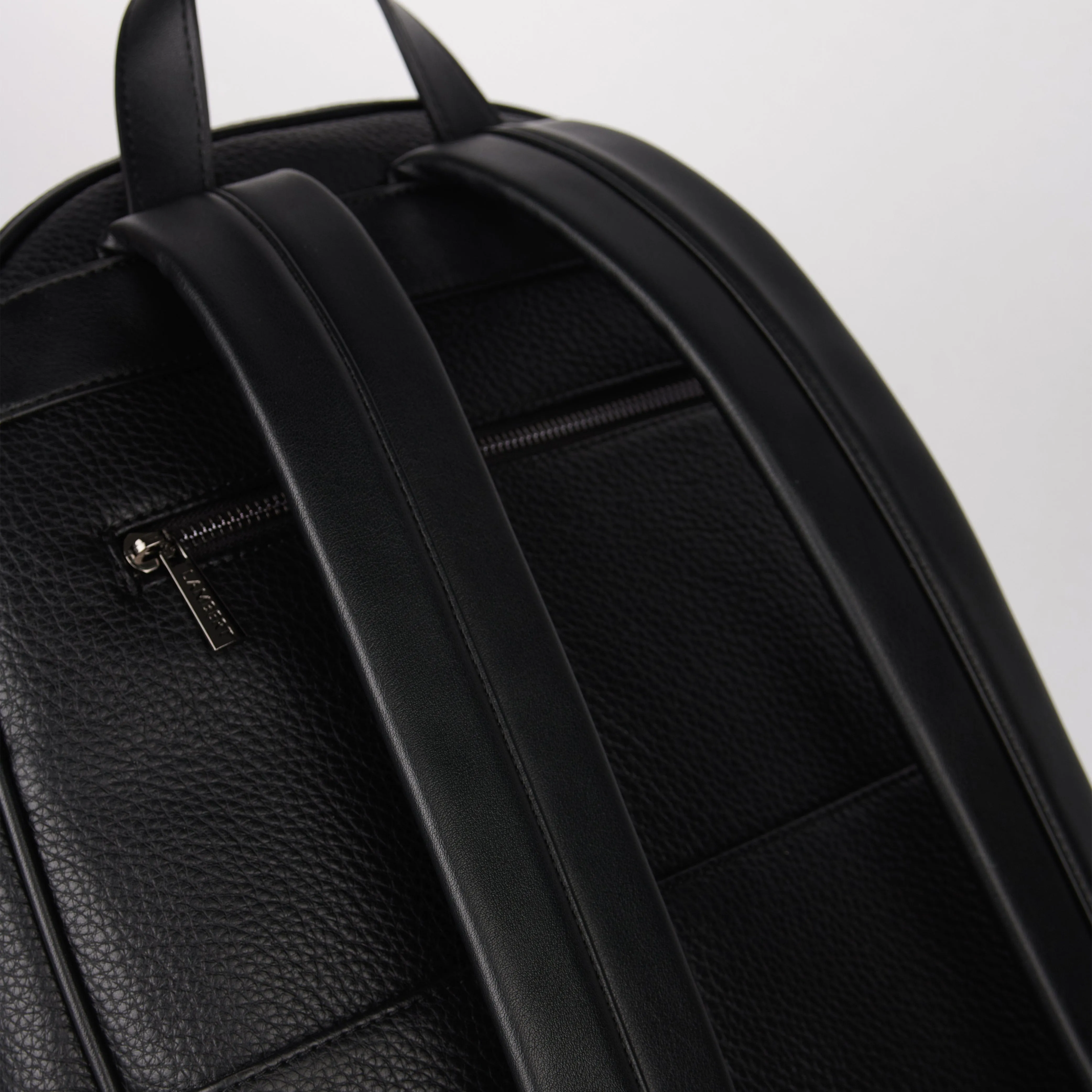 The Logan – Black Vegan Leather Backpack sold by Lambert product image thumbnail 5