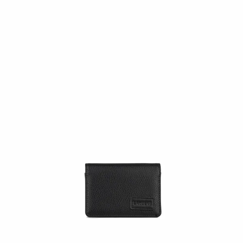 The Arlo – Black Vegan Leather Wallet made by Lambert