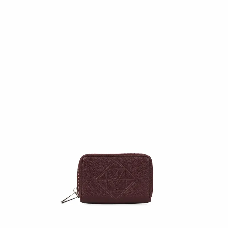 The Megan –  Mahogany Vegan Leather Wallet made by Lambert
