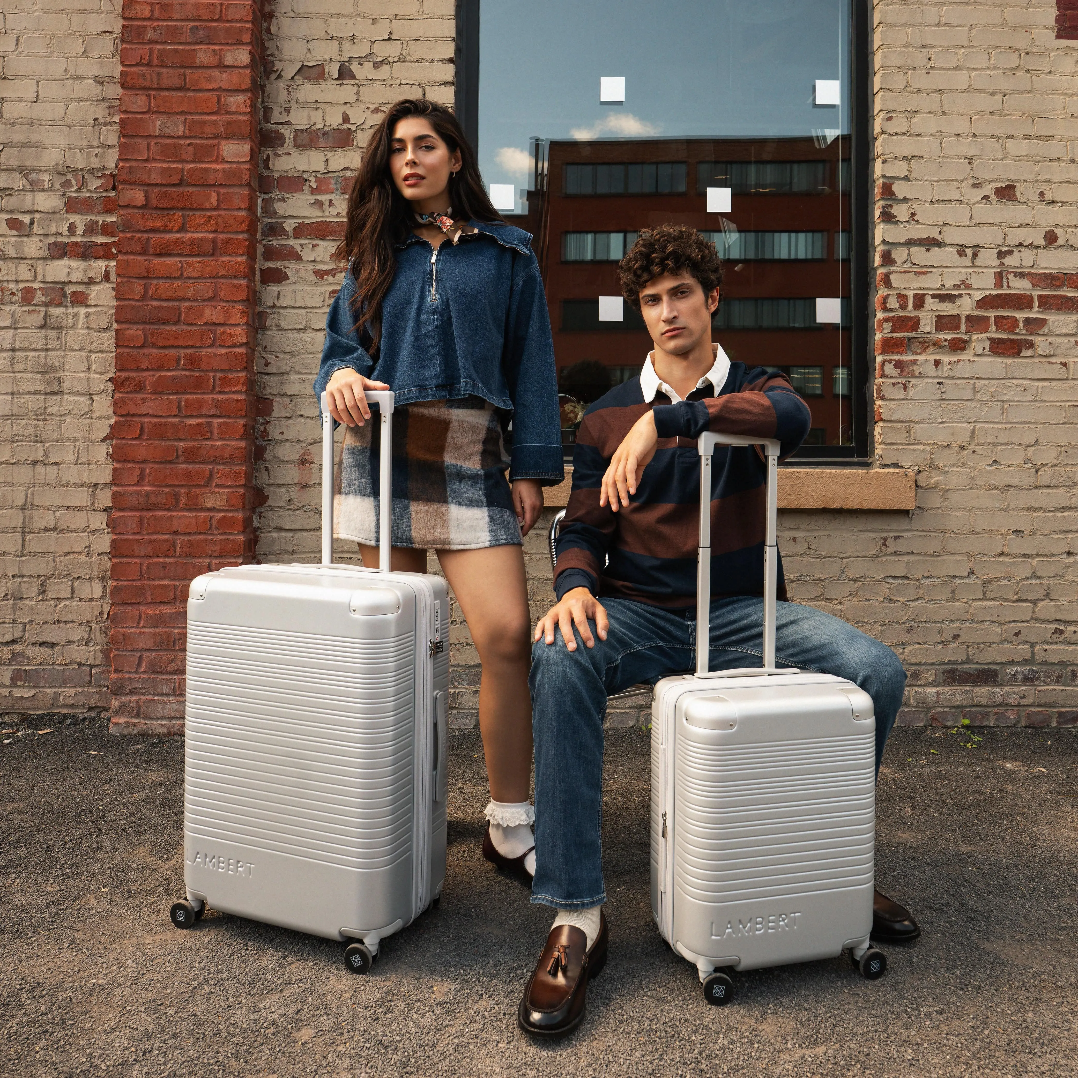 The Berlin – Silver Expandable Carry-On Suitcase sold by Lambert product image thumbnail 2