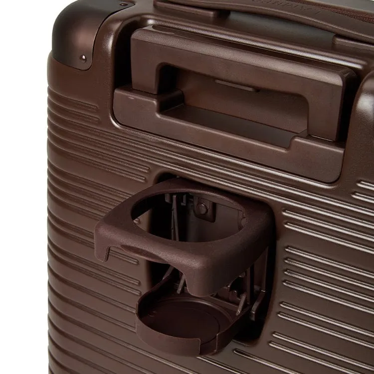 The Berlin – Chocolate Expandable Carry-On Suitcase sold by Lambert product image thumbnail 3