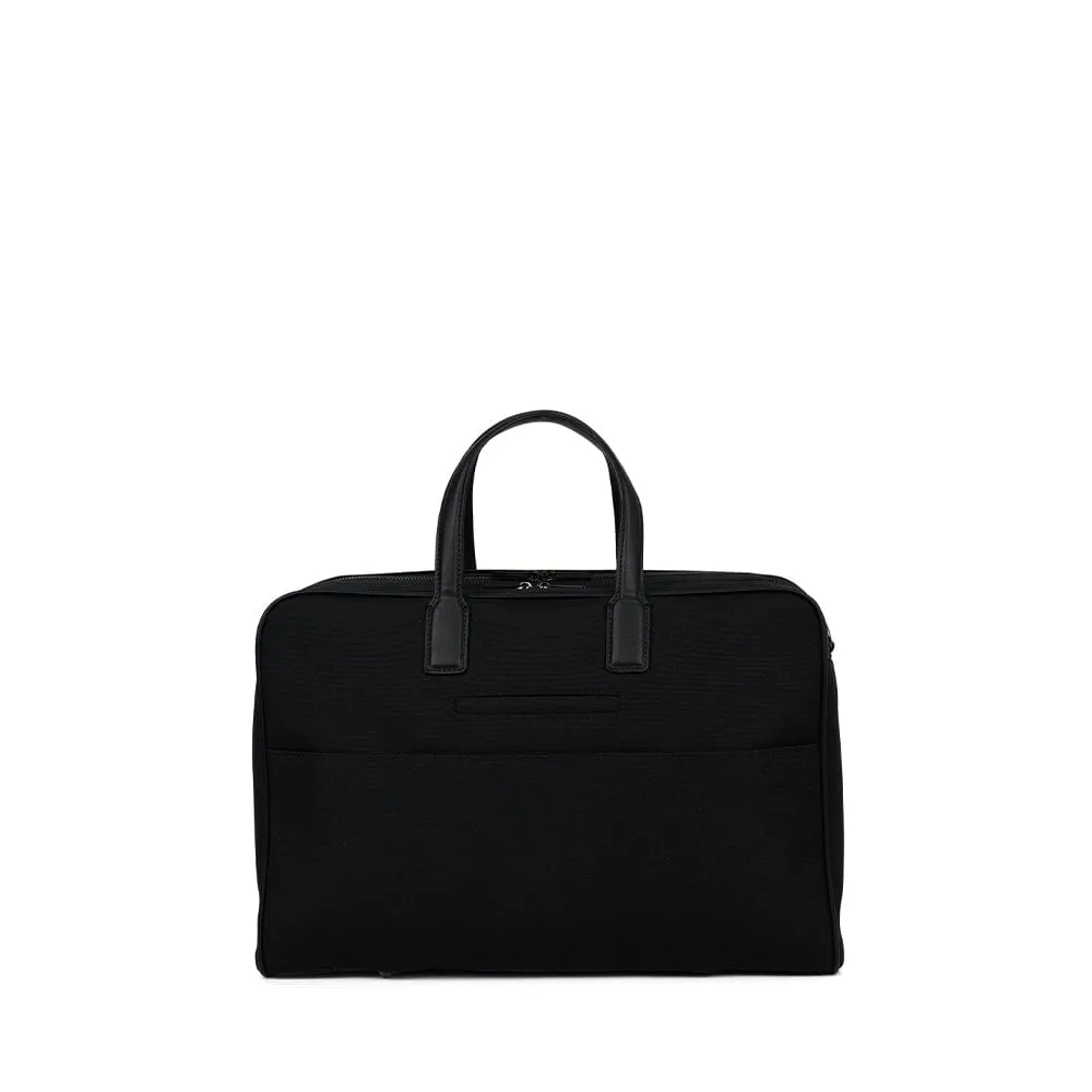 The Sloane – Briefcase in Black Canvas sold by Lambert product image thumbnail 5