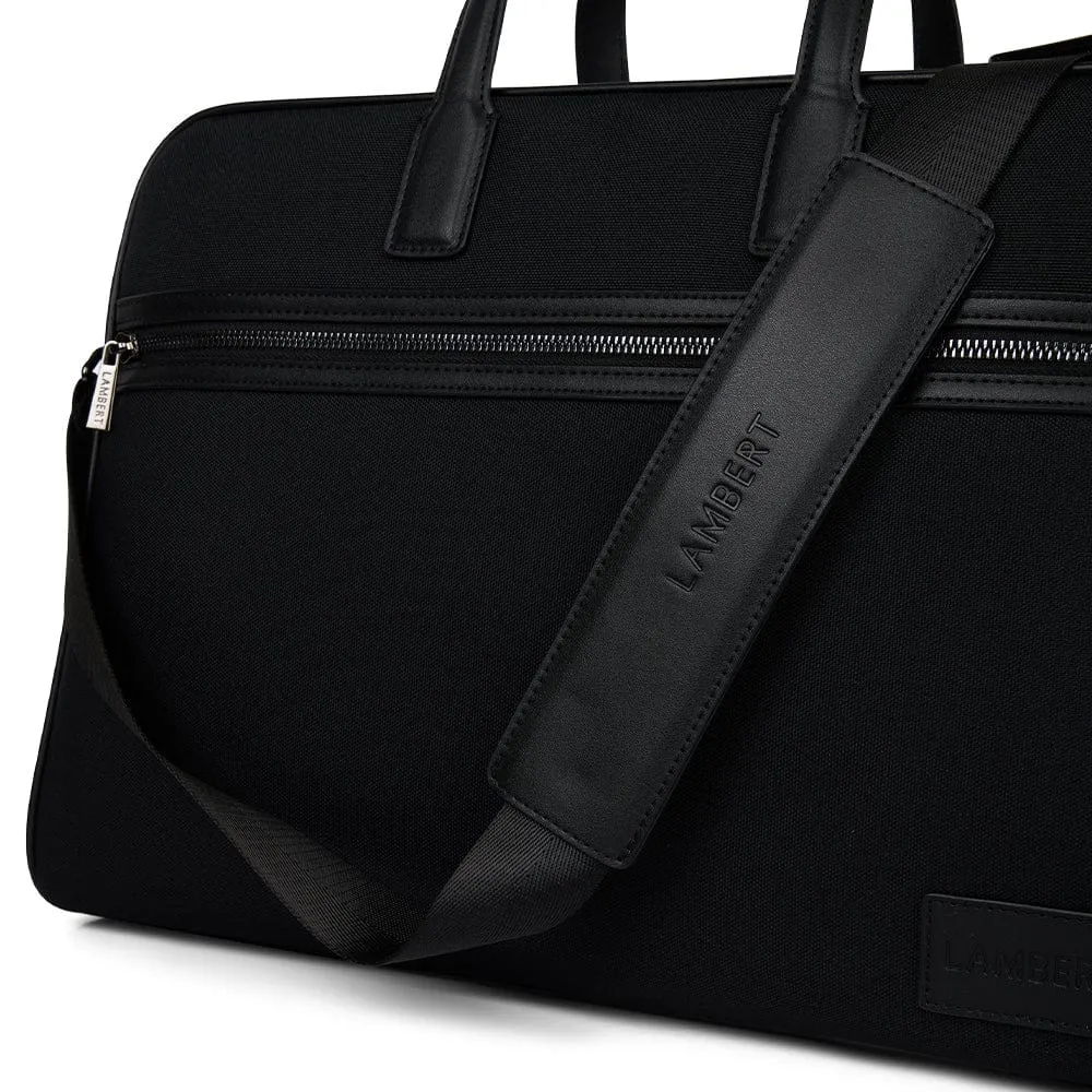 The Sloane – Briefcase in Black Canvas sold by Lambert product image thumbnail 2