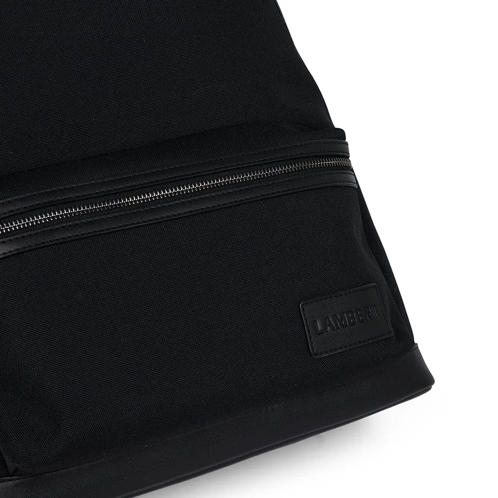 The Logan – Black Canvas Backpack sold by Lambert product image thumbnail 4