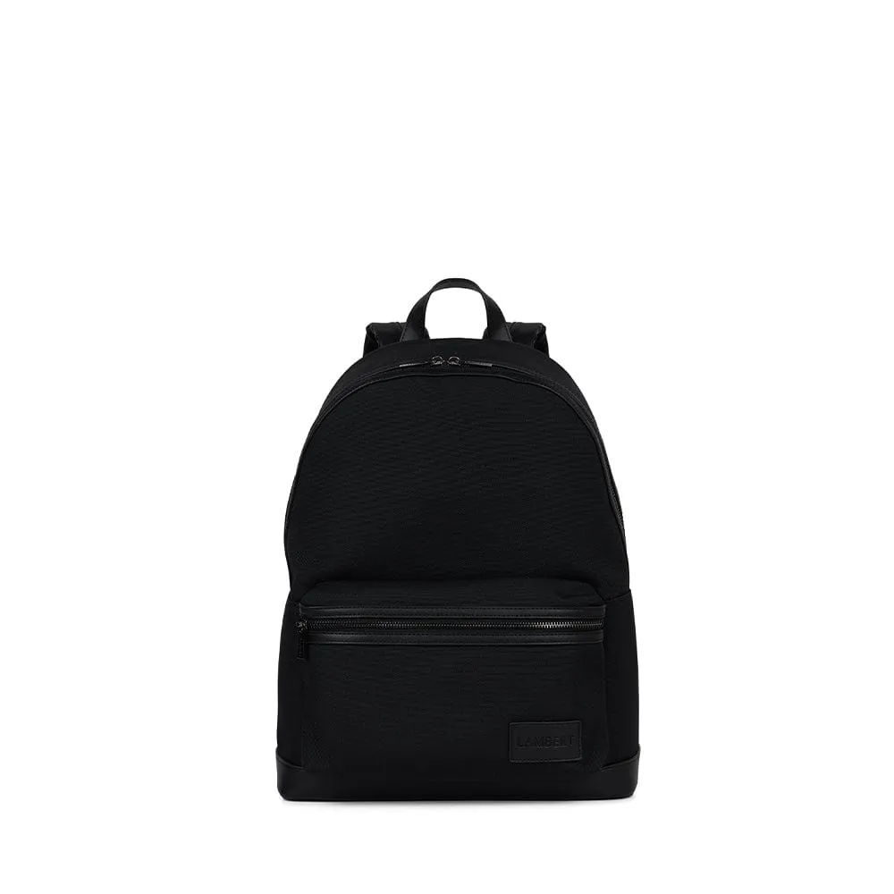 The Logan – Black Canvas Backpack sold by Lambert