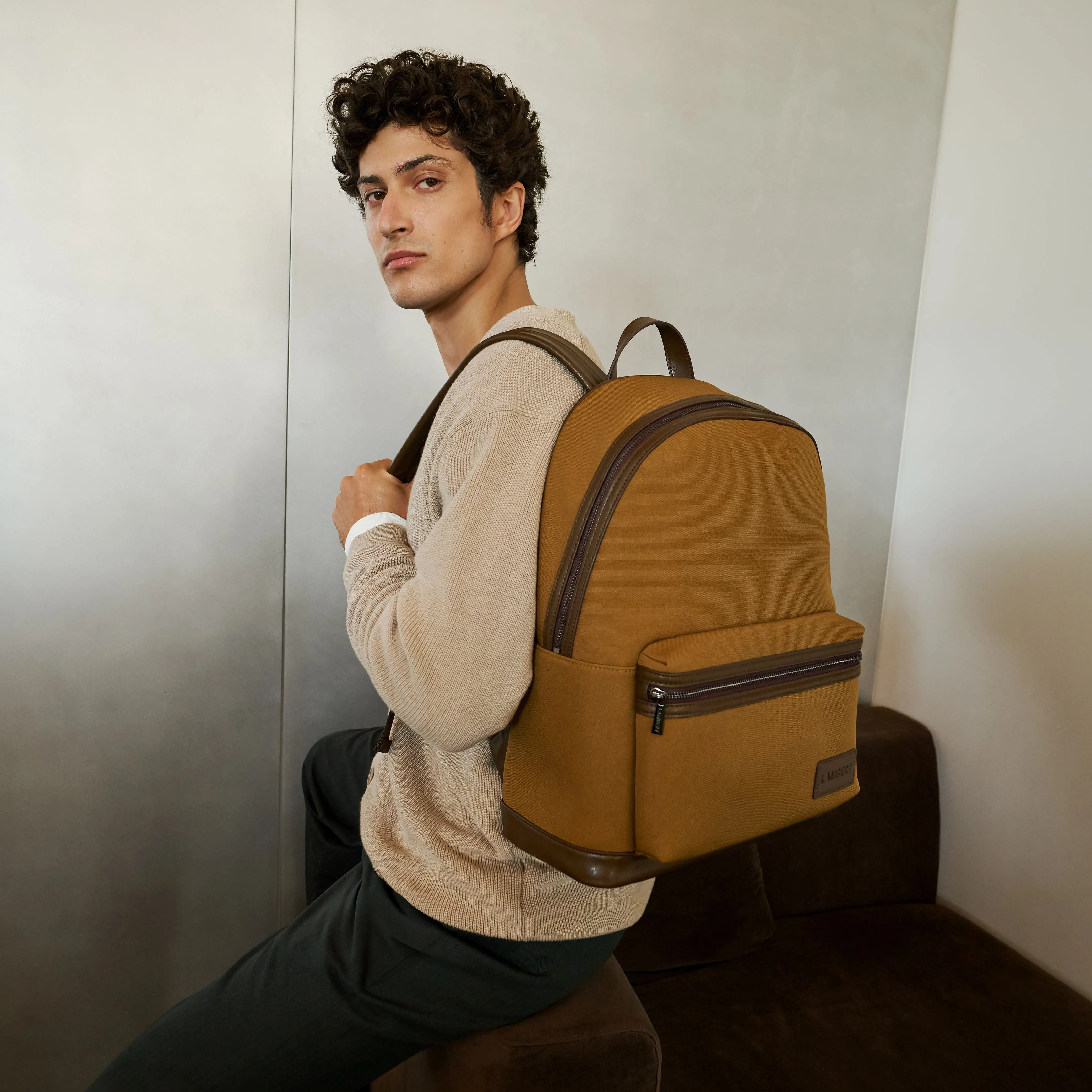 The Logan – Breenmix Canvas Backpack sold by Lambert product image thumbnail 2