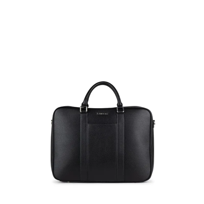 Le Noah - Mallette 2-en-1 en cuir vegan noir sold by Lambert