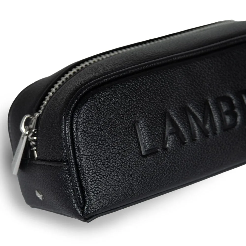 The Brooke - Black Vegan Leather Pencil Case sold by Lambert product image thumbnail 2