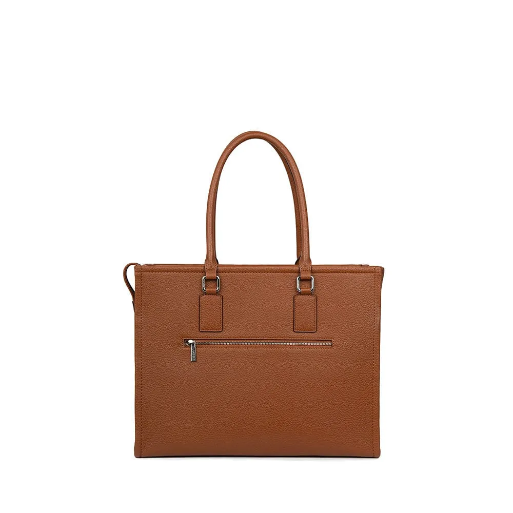 The Valentina - Affogato Vegan Leather 2-in-1 Tote Bag sold by Lambert product image thumbnail 5