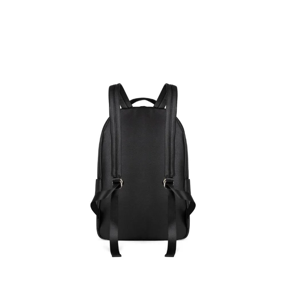 The Charles - Black Vegan Leather Backpack sold by Lambert product image thumbnail 4