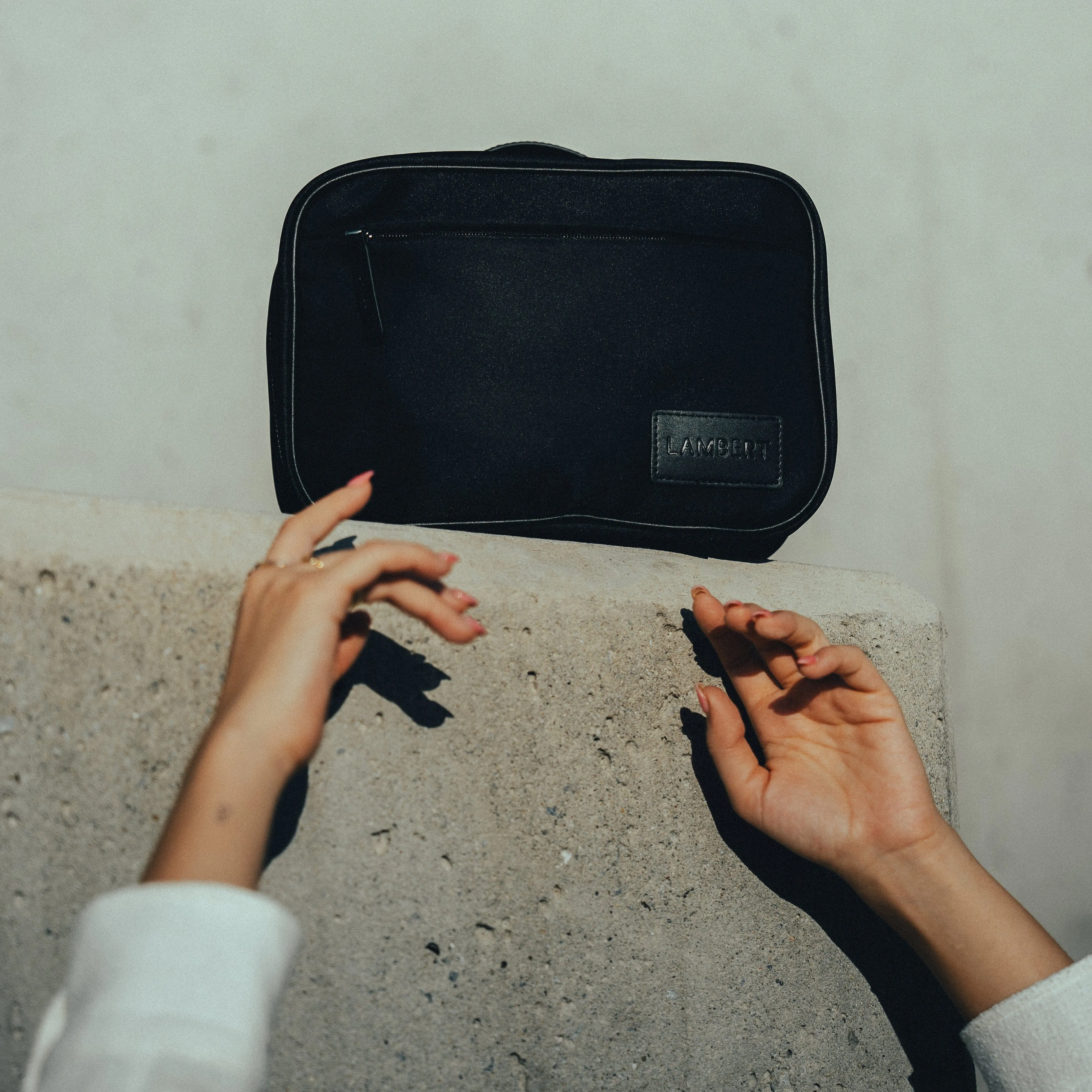 The Casey - Black Nylon Toiletry Bag sold by Lambert product image thumbnail 4