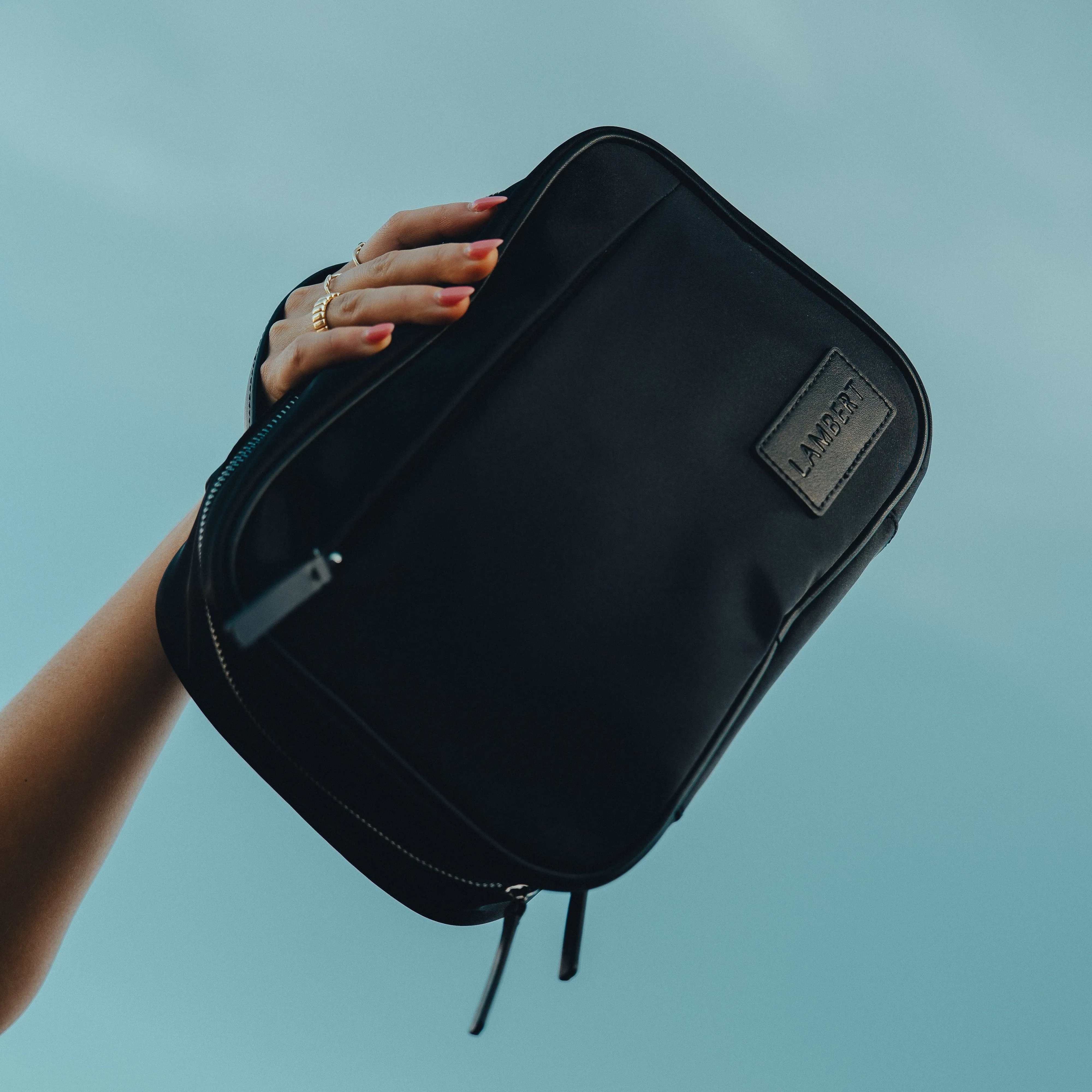 The Casey - Black Nylon Toiletry Bag sold by Lambert product image thumbnail 2