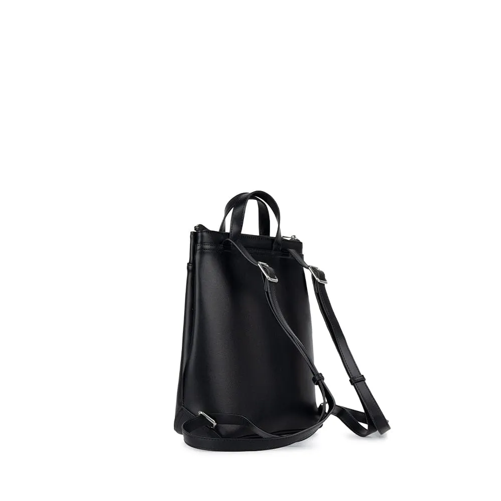 The Millie - Black Vegan Leather Backpack sold by Lambert product image thumbnail 4