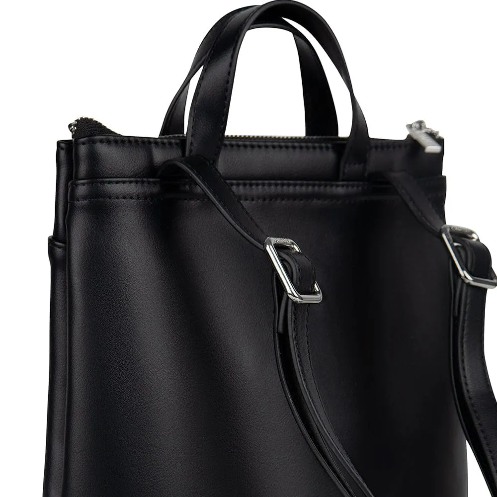 The Millie - Black Vegan Leather Backpack sold by Lambert product image thumbnail 2