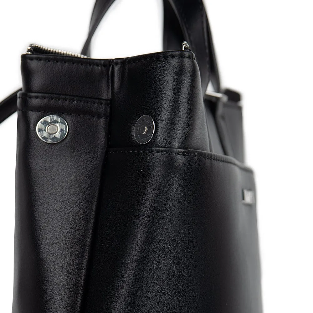 The Millie - Black Vegan Leather Backpack sold by Lambert product image thumbnail 5