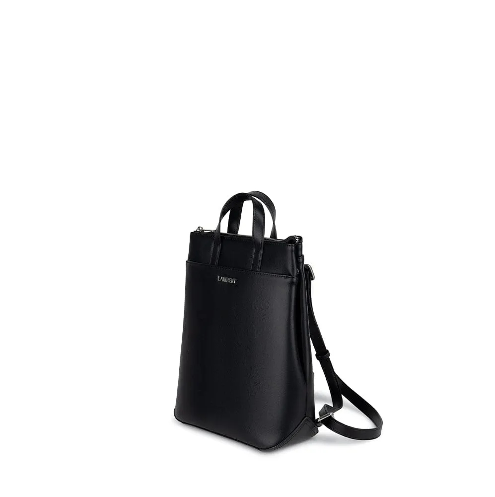 The Millie - Black Vegan Leather Backpack sold by Lambert product image thumbnail 3