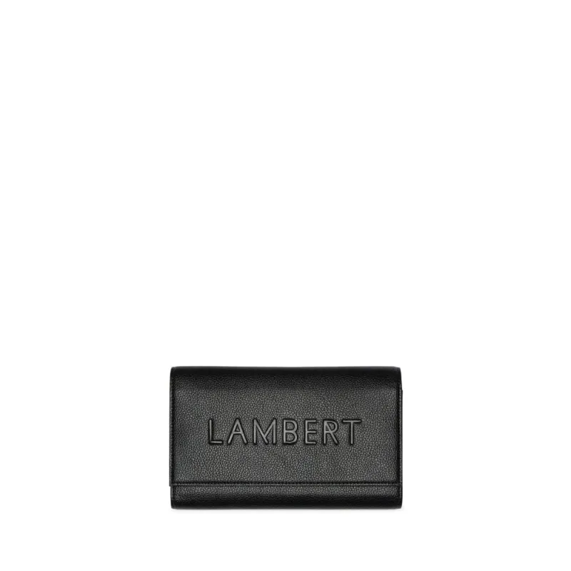 The Atlas - Black Passport Holder made by Lambert