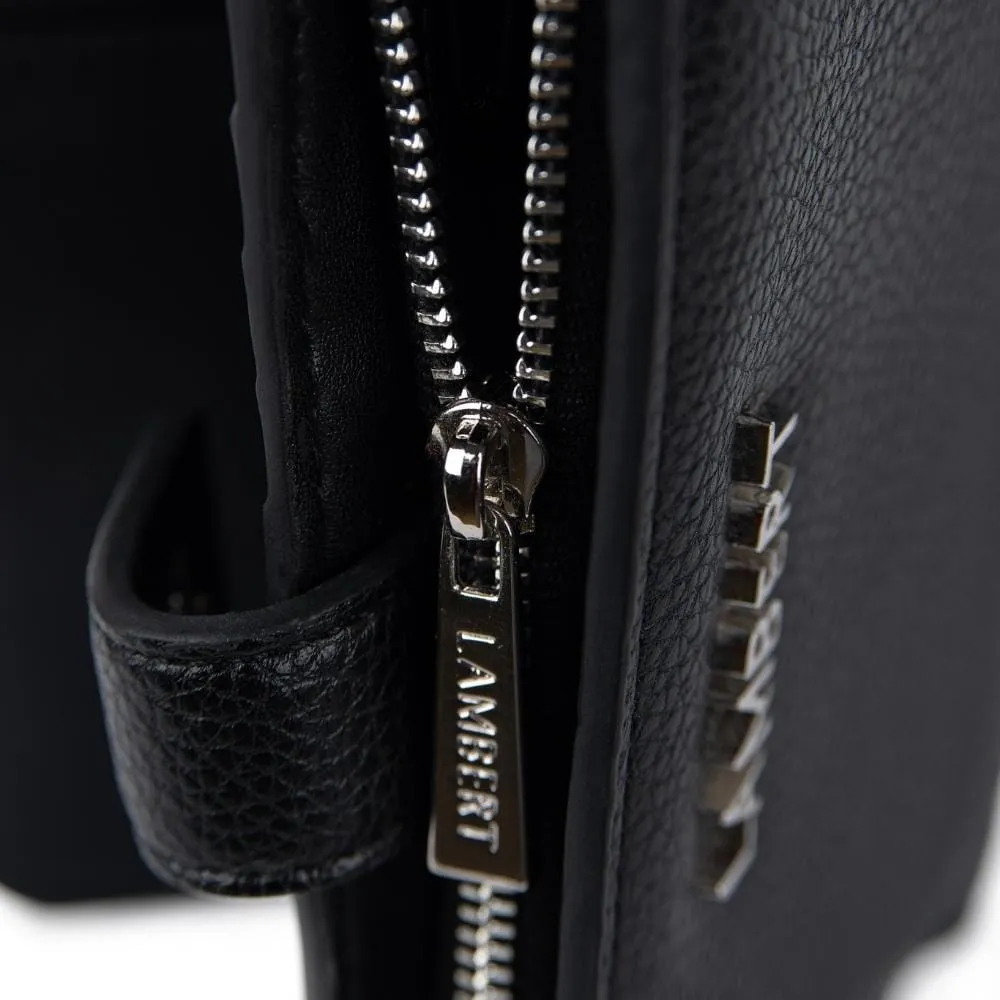 The Carly - Black Vegan Leather Wallet sold by Lambert product image thumbnail 2