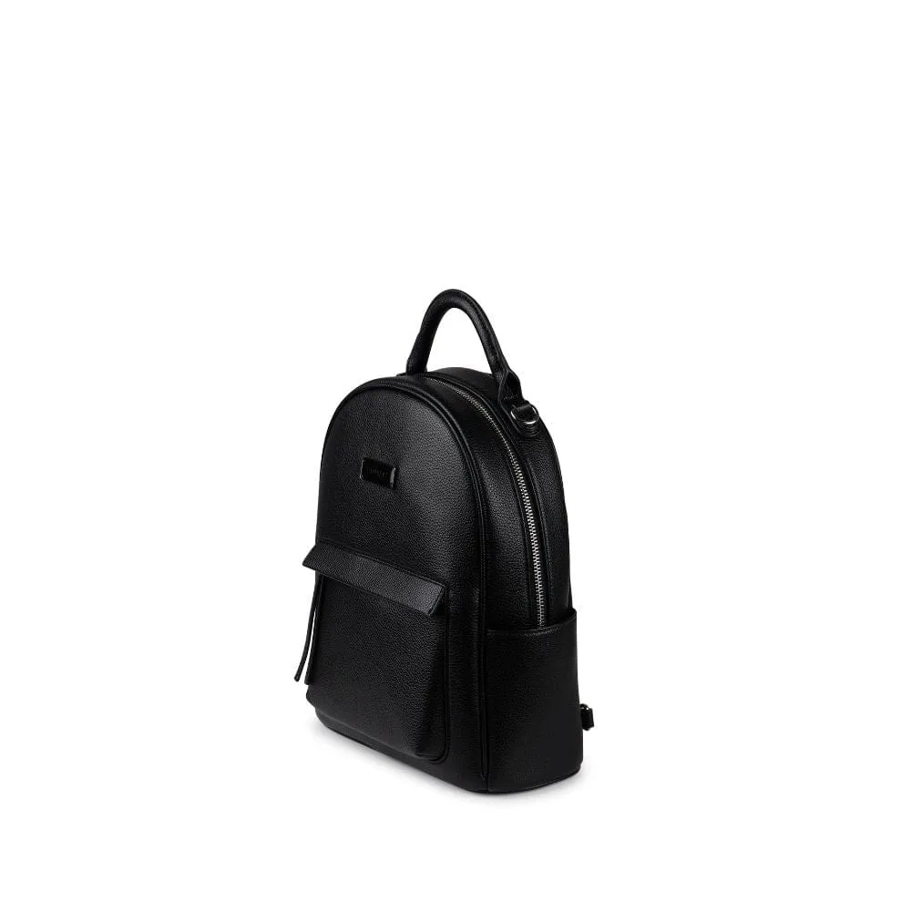 The Maude - 3-in-1 Black Vegan Leather Backpack sold by Lambert product image thumbnail 3