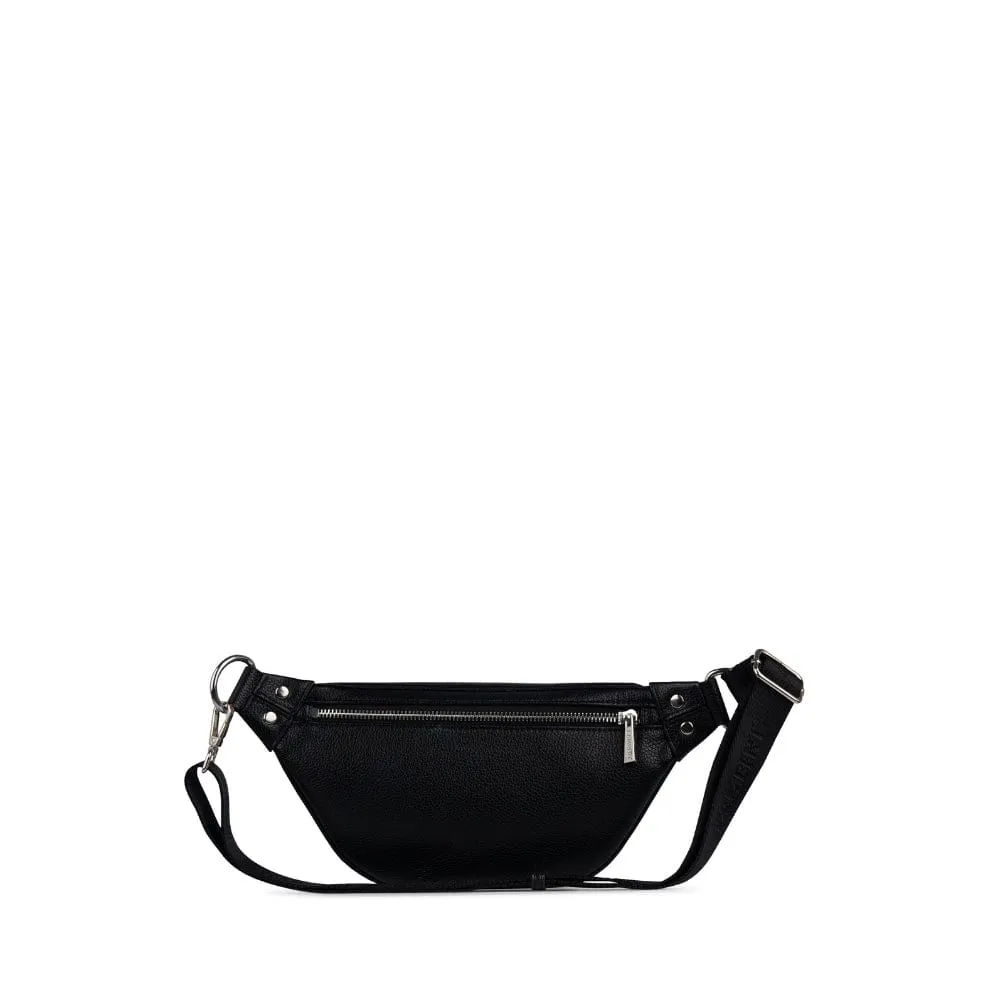 The Sarah - Black Vegan Leather Belt Bag sold by Lambert product image thumbnail 5
