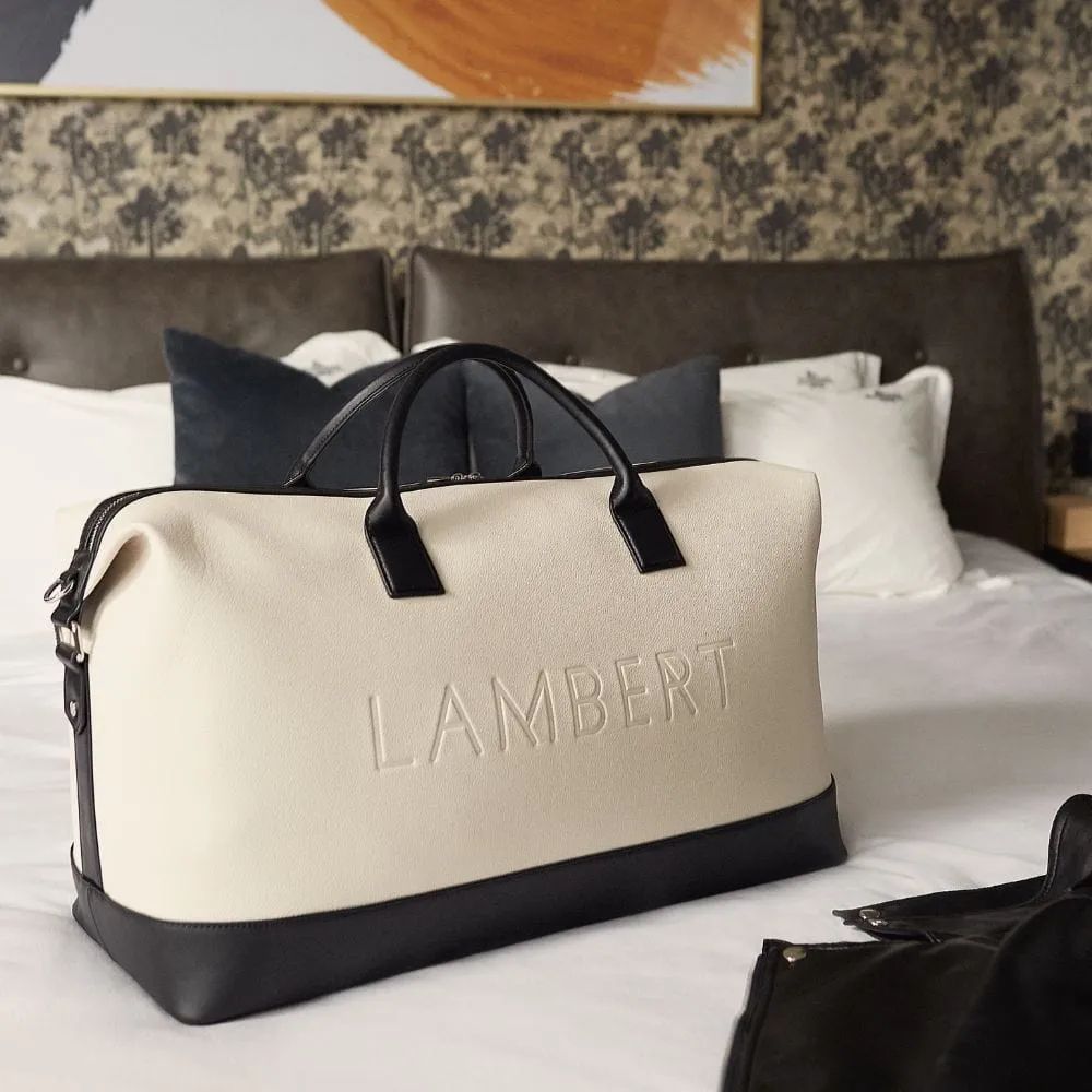 The June - Oyster mix Vegan Leather Travel Bag sold by Lambert product image thumbnail 2