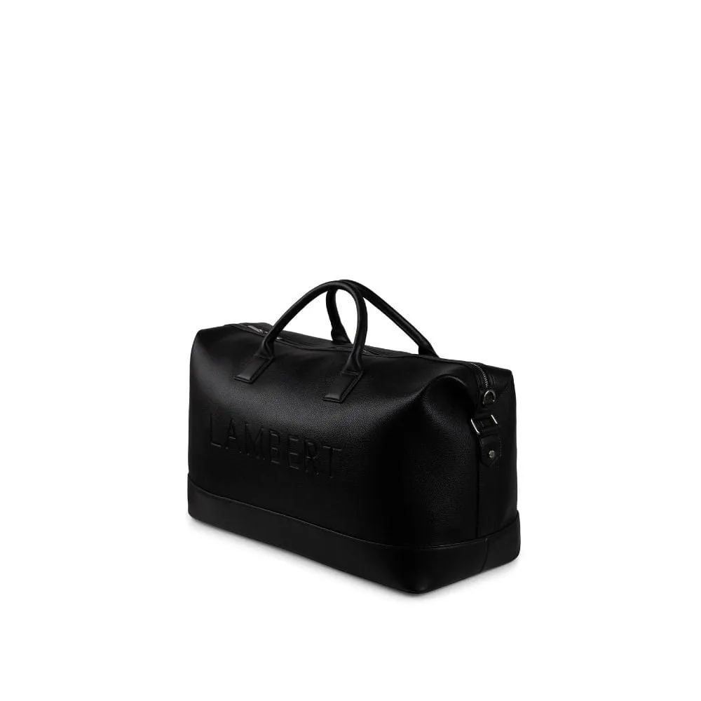 The June - Black Vegan Leather Travel Bag sold by Lambert product image thumbnail 3