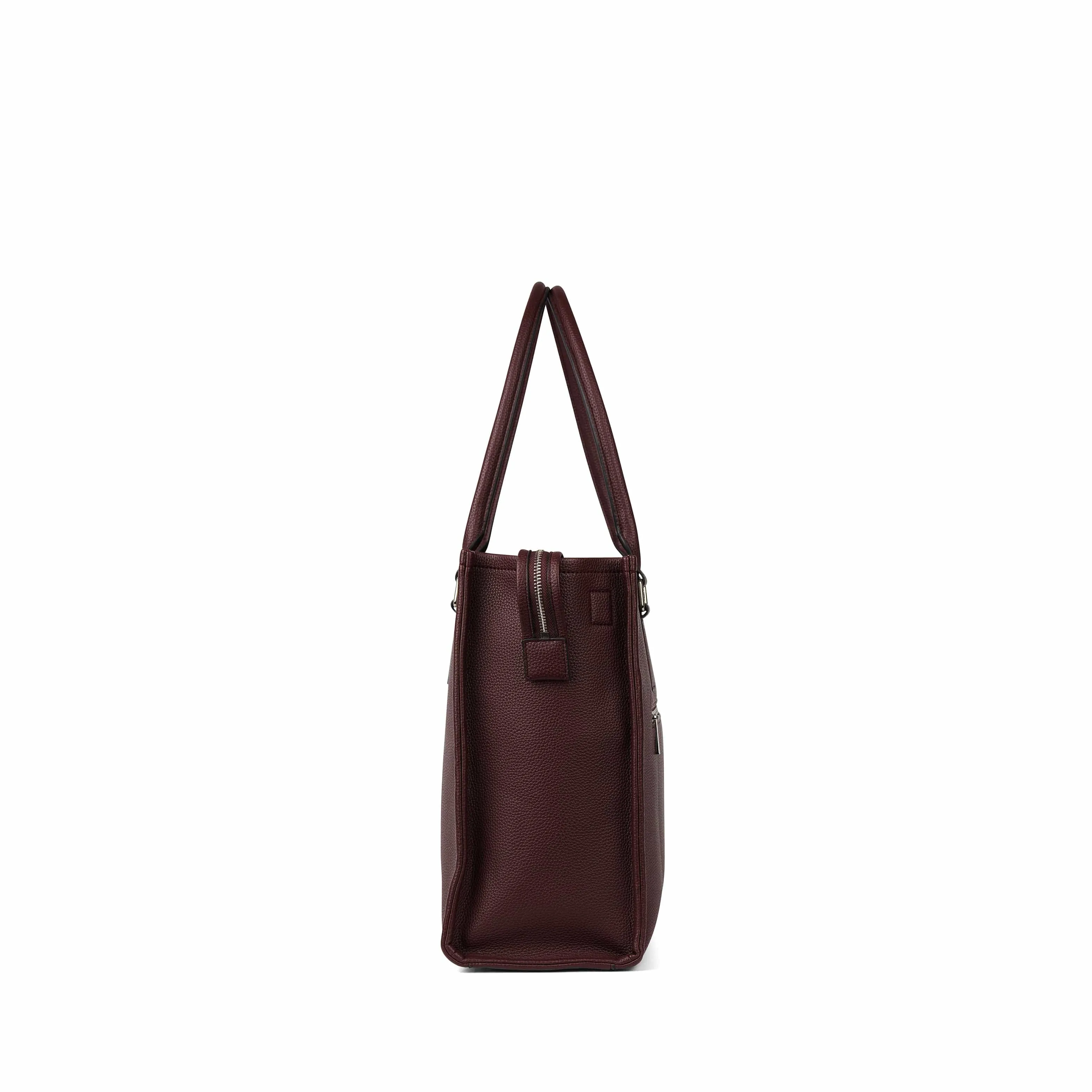 The Valentina – 2-in-1 Vegan Leather Tote in Mahogany sold by Lambert product image thumbnail 5