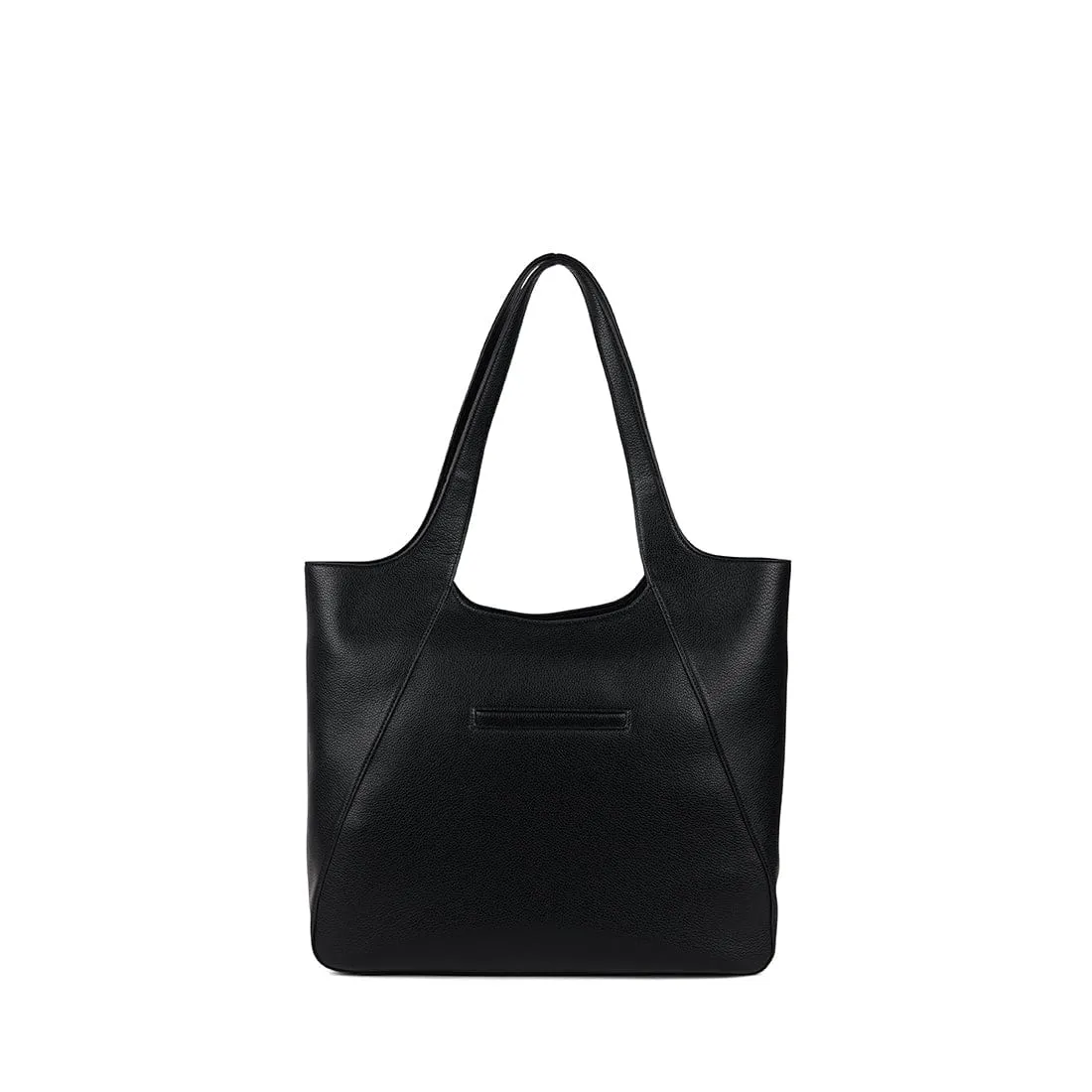 The Stacey – Black Vegan Leather Tote Bag sold by Lambert product image thumbnail 5