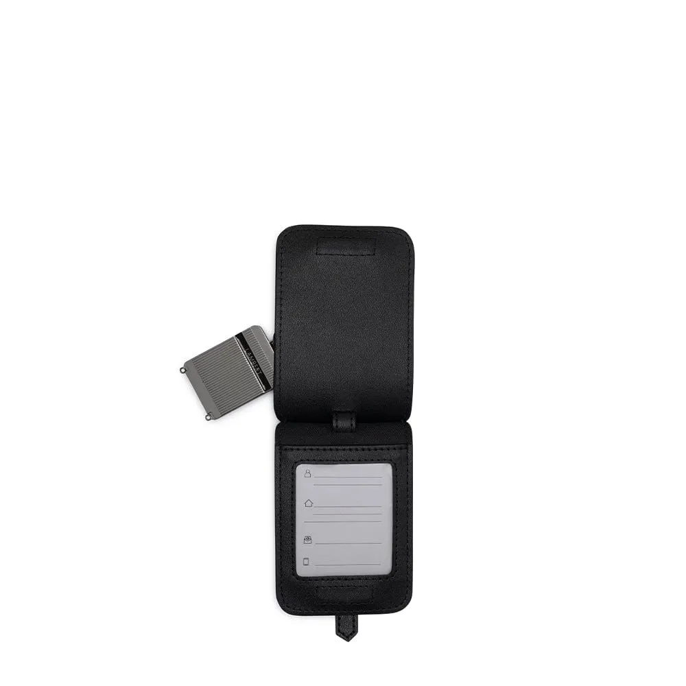 The Skye - Black Vegan Leather Luggage Tag sold by Lambert product image thumbnail 2