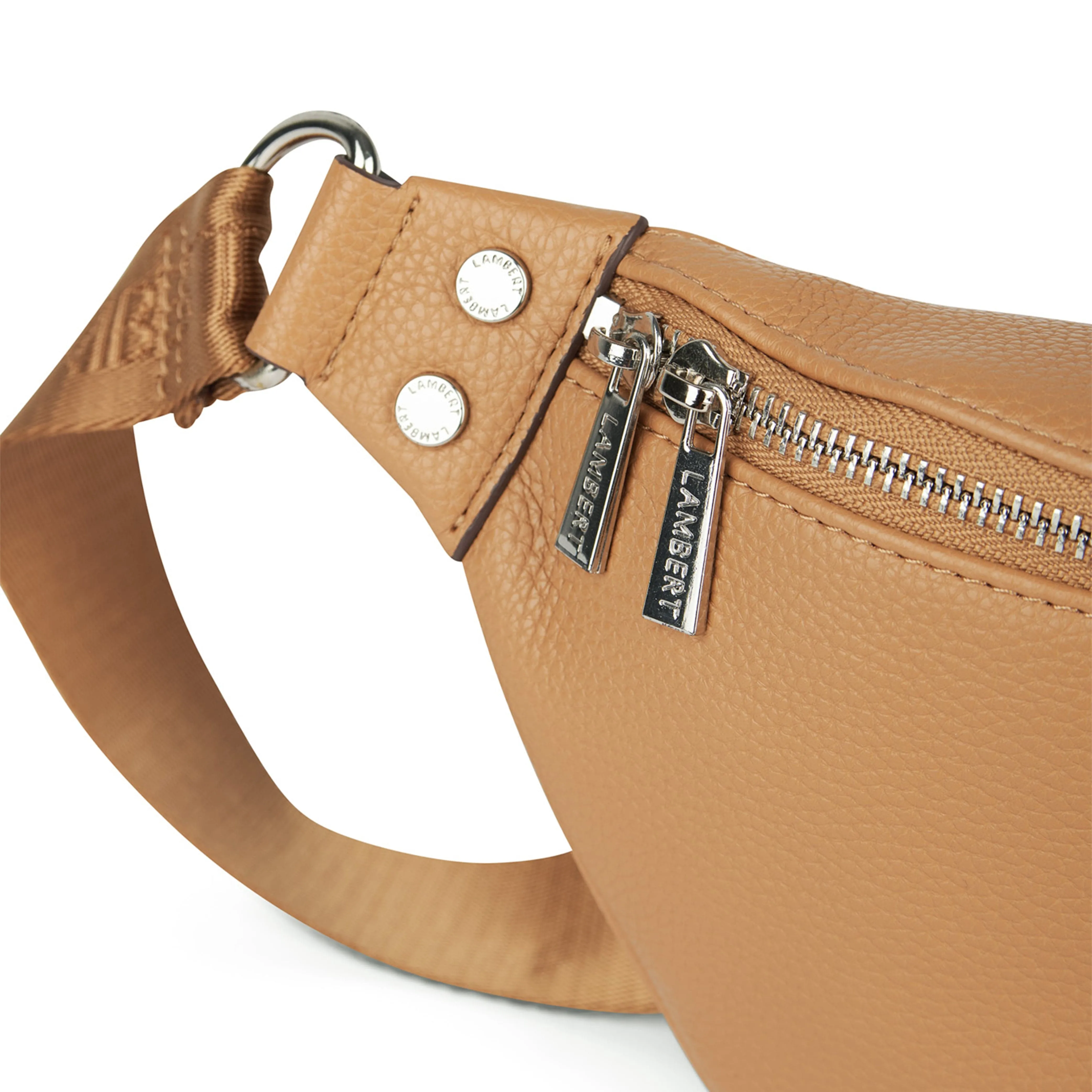 The Sarah – Vegan Leather Belt Bag in Camel sold by Lambert product image thumbnail 3