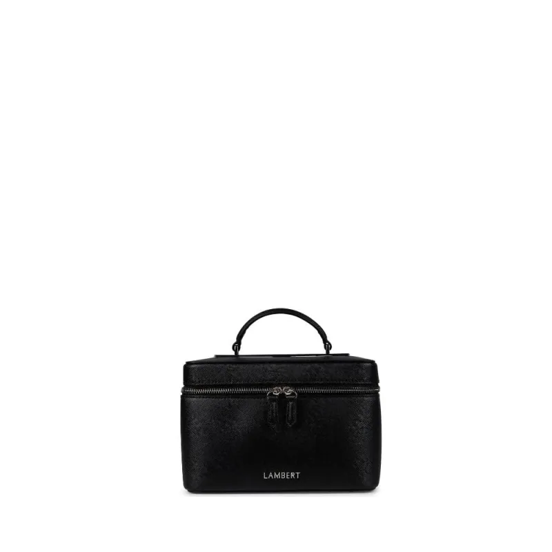 The Bella - Black Makeup Bag made by Lambert