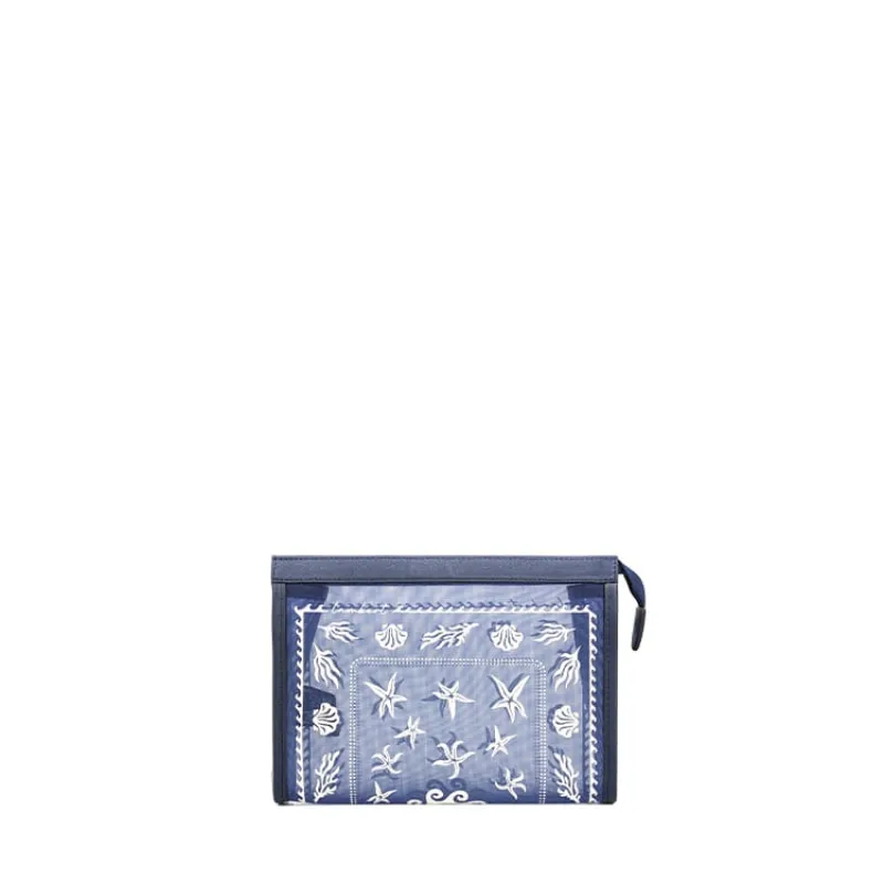 The Alana – Marine Mesh Beach Pouch made by Lambert