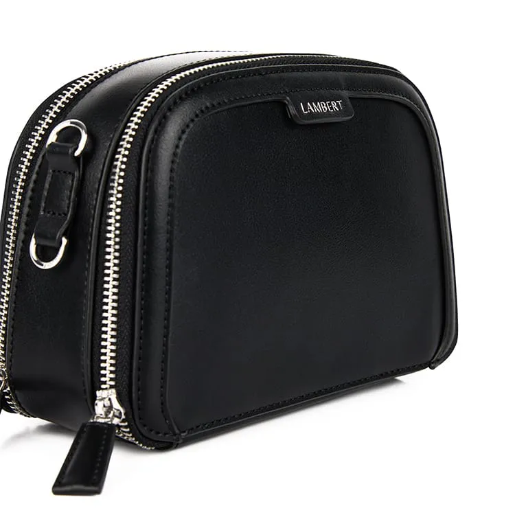 The Emmy - Black Vegan Leather Crossbody Bag sold by Lambert product image thumbnail 3