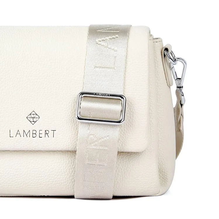 The Judy – Porcelain Vegan Leather Crossbody Handbag sold by Lambert product image thumbnail 2