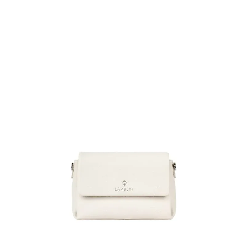 The Judy – Porcelain Vegan Leather Crossbody Handbag made by Lambert