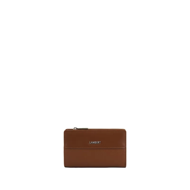 The Lexie – Hazelnut Vegan Leather Wallet made by Lambert