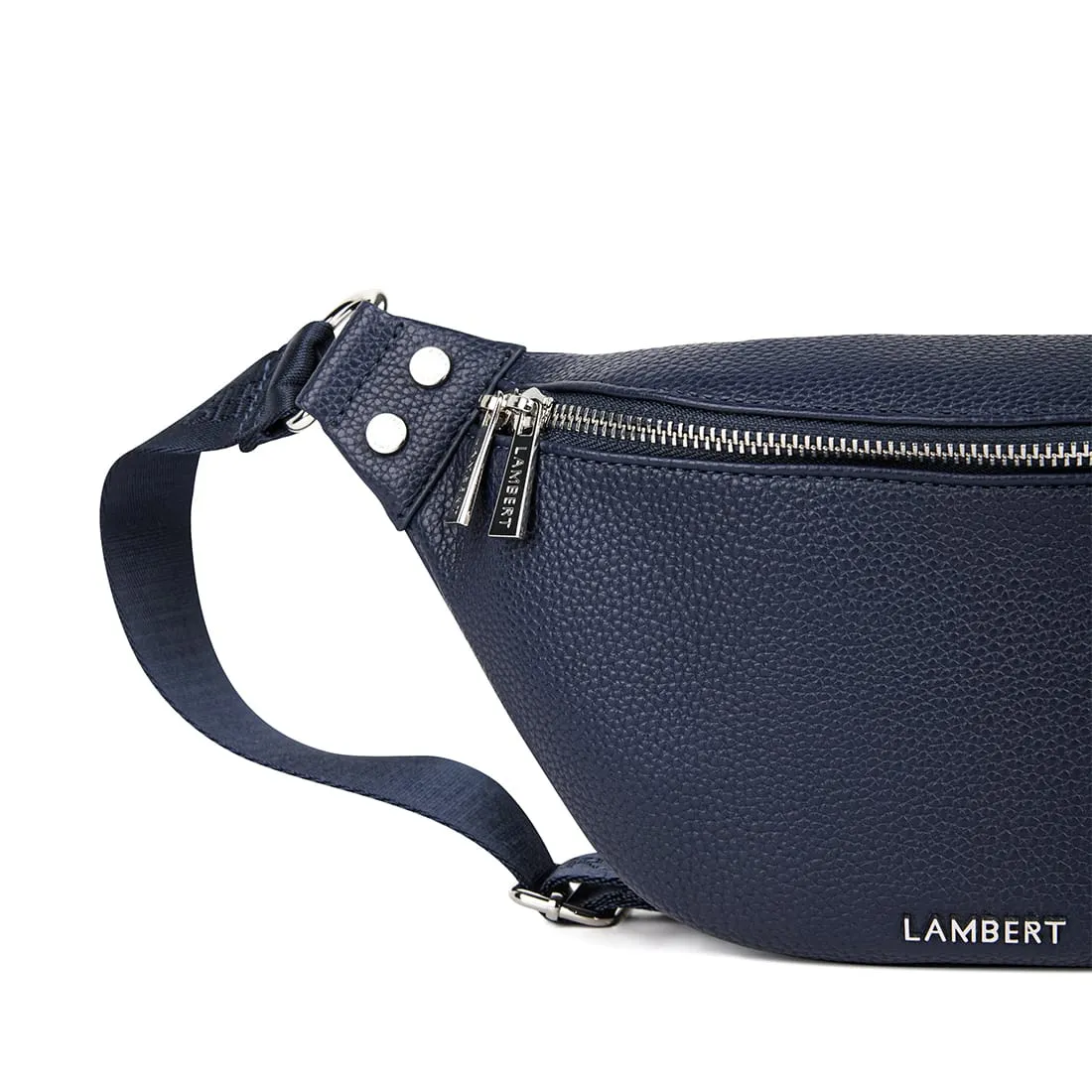 The Sarah - Marine Vegan Leather Belt Bag sold by Lambert product image thumbnail 3