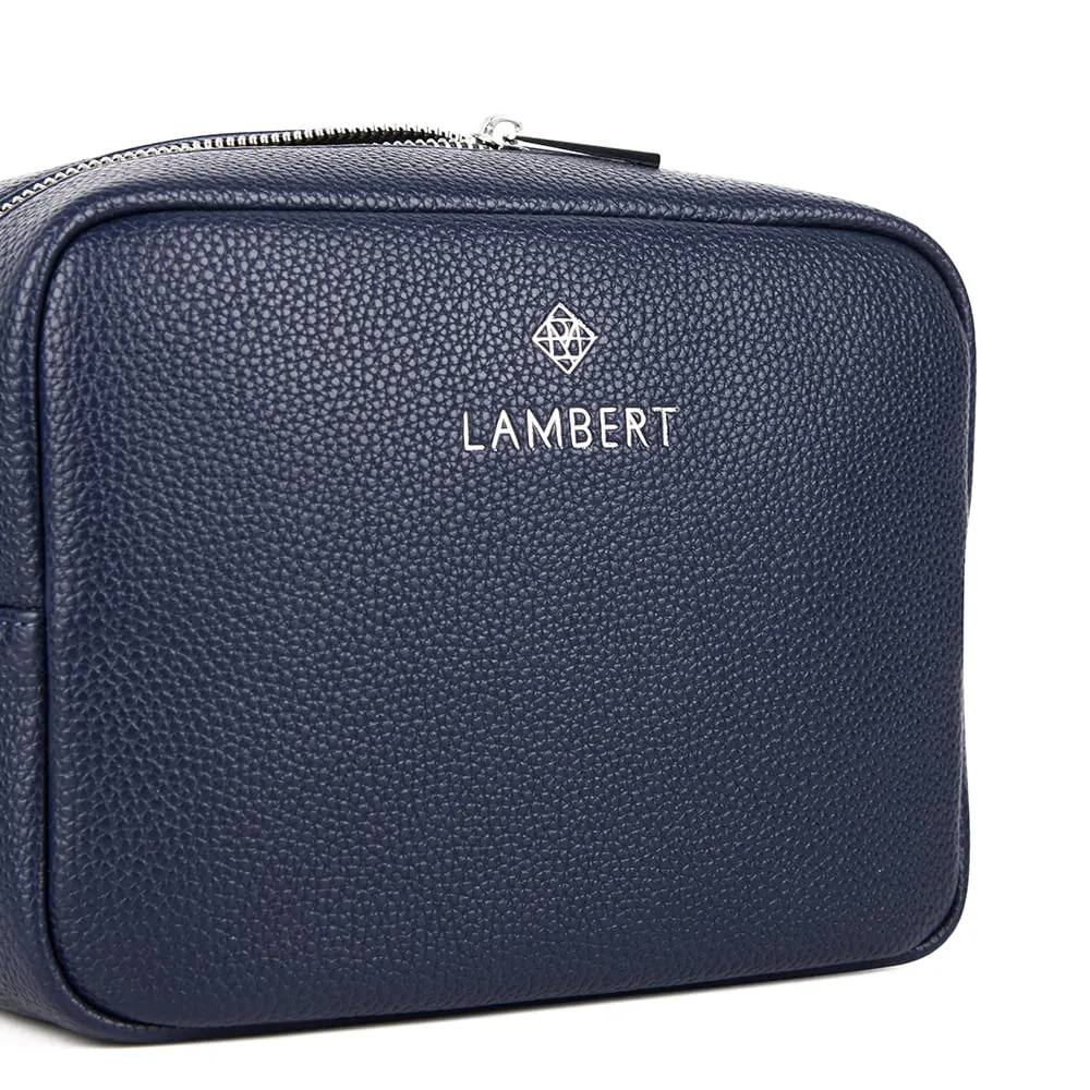 The Zoe – Marine Vegan Leather Pouch sold by Lambert product image thumbnail 2