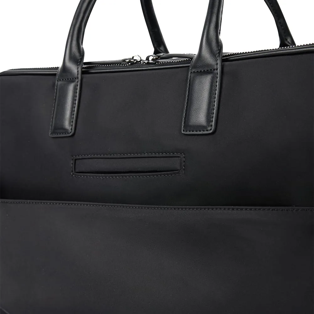The Amalfi – Black Nylon Weekender Bag sold by Lambert product image thumbnail 5
