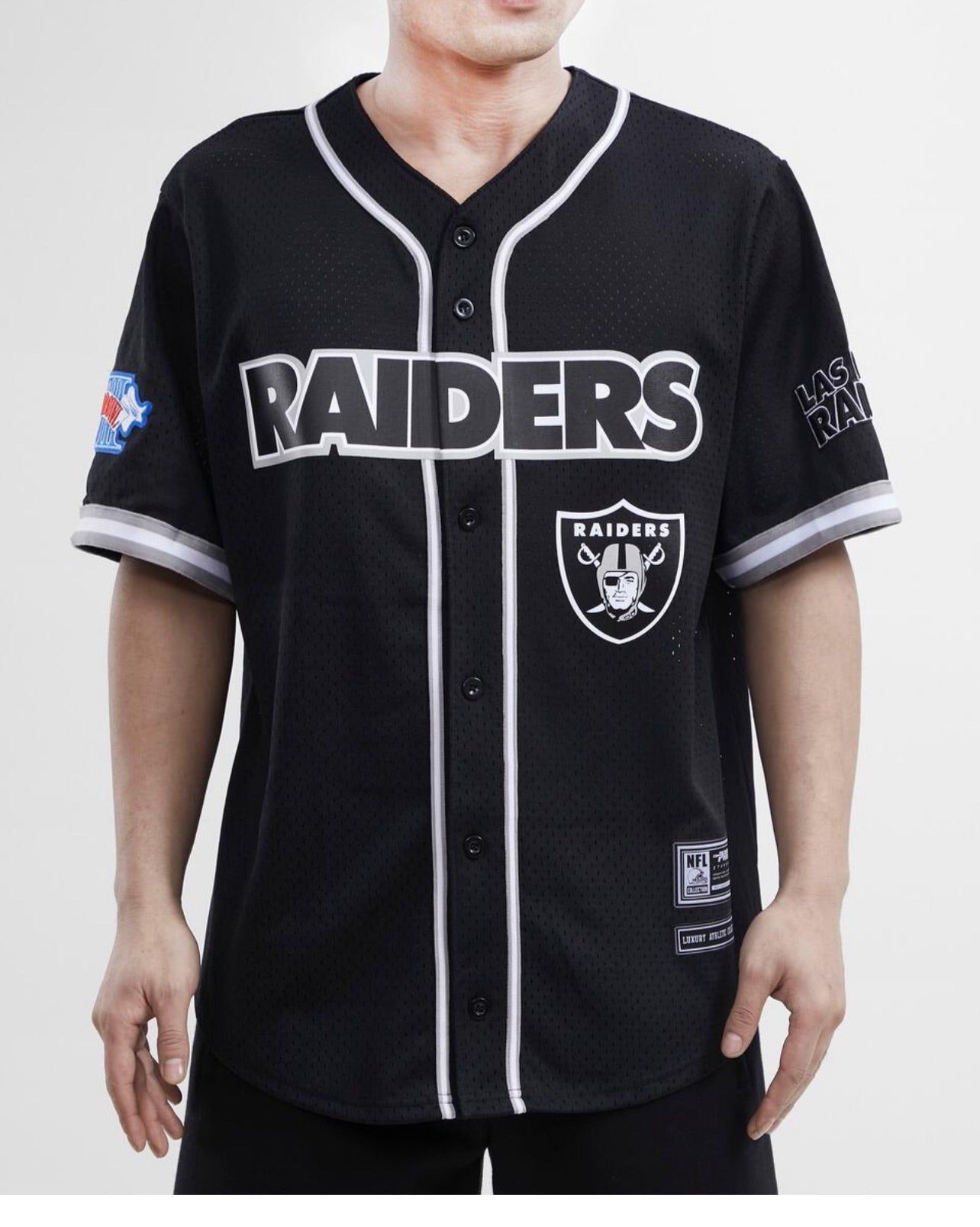 Pro Standard Mens Las Vegas Raiders Mesh Jersey sold by Unleashed Streetwear