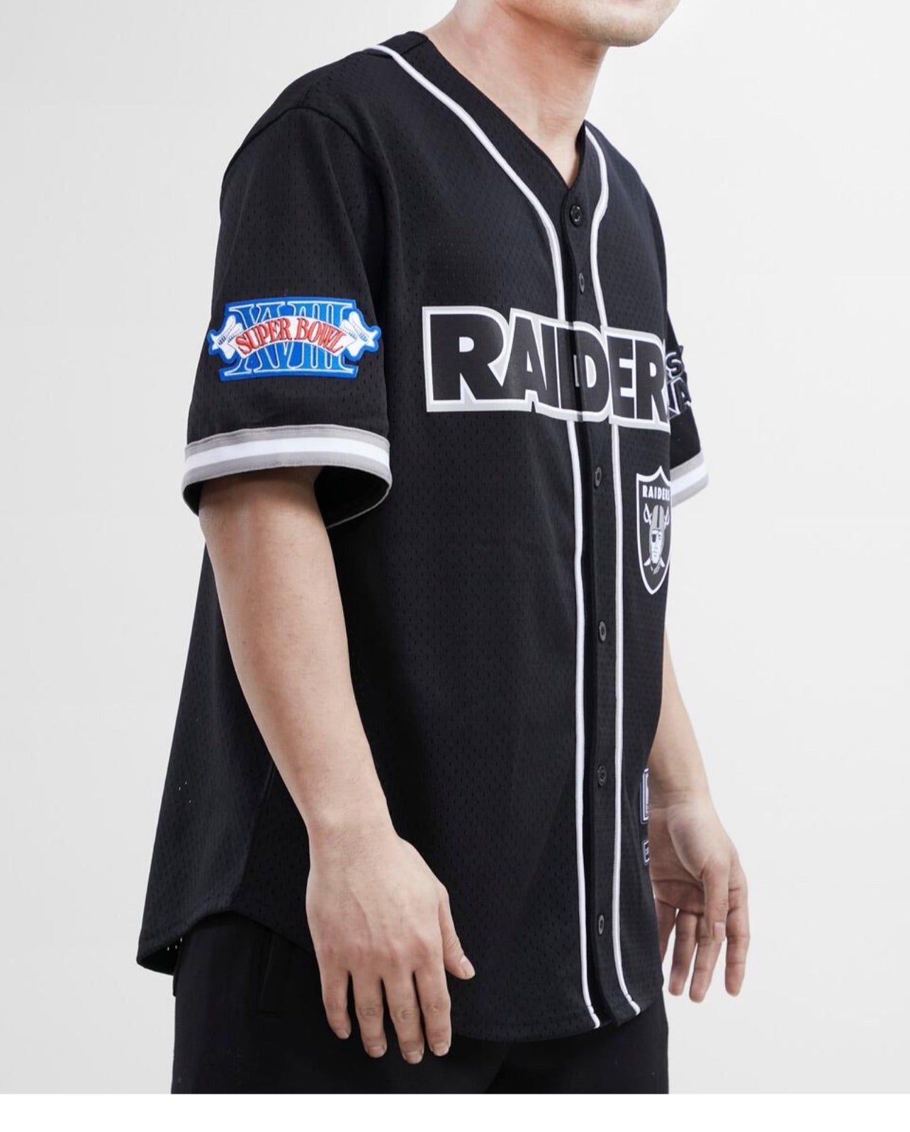 Pro Standard Mens Las Vegas Raiders Mesh Jersey sold by Unleashed Streetwear product image thumbnail 3