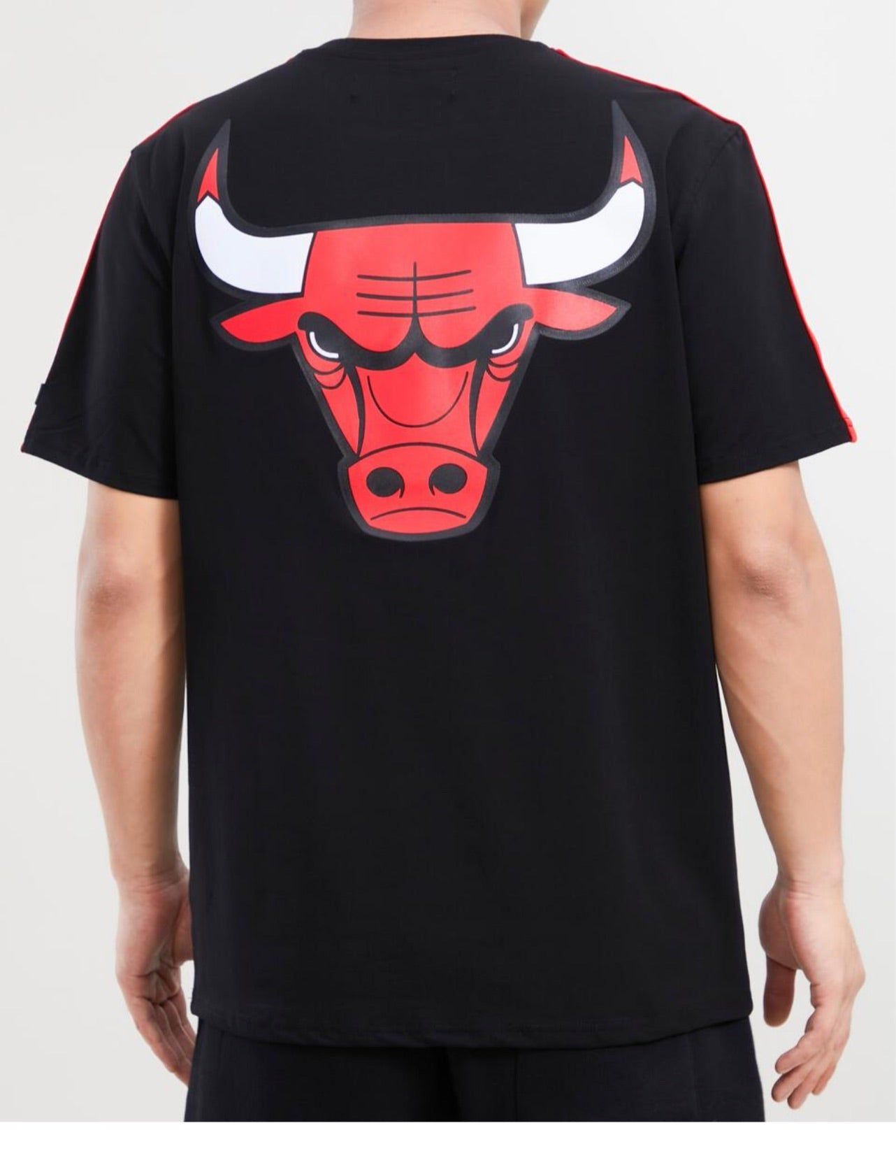 Pro Standard Mens Chicago Bulls Red White Black Tee sold by Unleashed Streetwear product image thumbnail 3